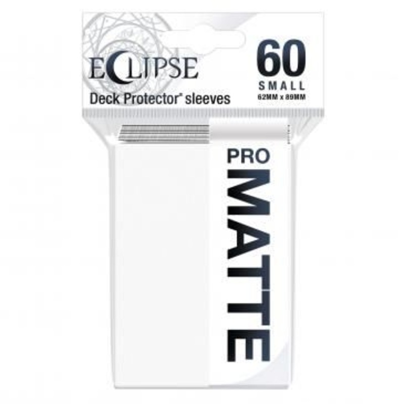 Ultra Pro Eclipse 60ct Small Size Card Sleeves Matte White (15636)