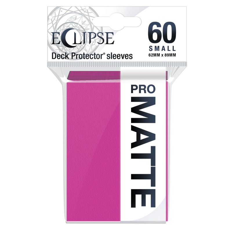 Ultra Pro Eclipse 60ct Small Size Matte Sleeves Hot Pink (15645)