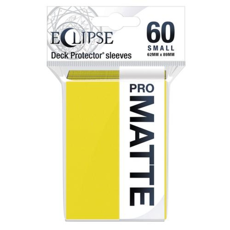 Ultra Pro Eclipse 60ct Small Size Matte Sleeves Lemon Yellow (15632)