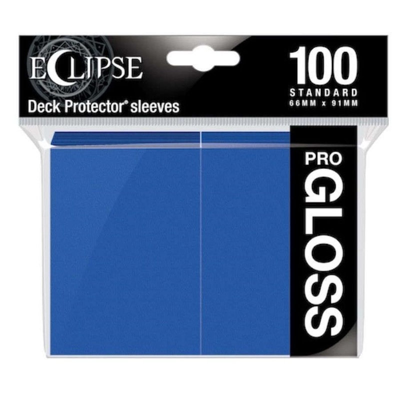 Ultra Pro Standard Card Game Sleeves 100ct Eclipse Gloss Blue (15602)