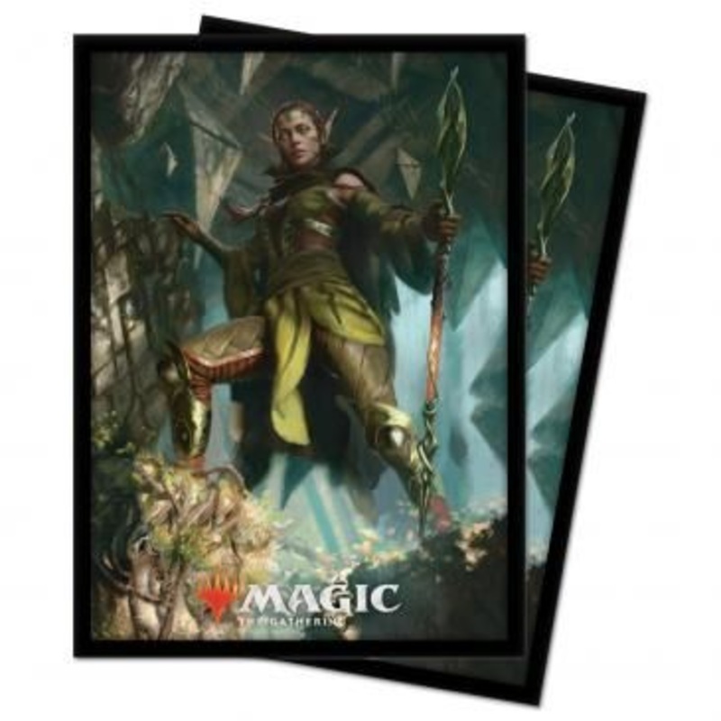 Ultra Pro Standard Size Sleeves 100ct Magic the Gathering Zendikar Rising Nissa of Shadowed Boughs (18442)