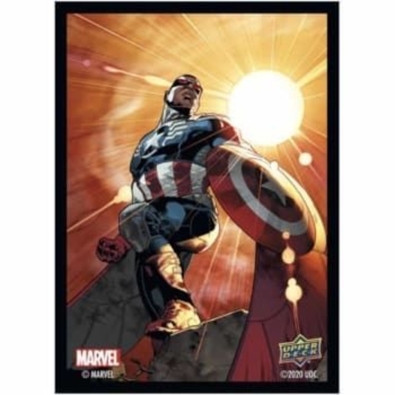 Upper Deck Standard Card Sleeves Marvel Captain America Sam Wilson (95091)