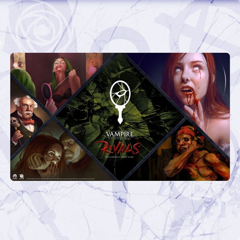 Vampire the Masquerade Rivals: Malkavian Playmat