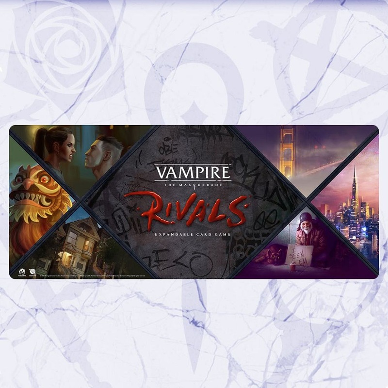 Vampire the Masquerade Rivals: San Francisco City Playmat