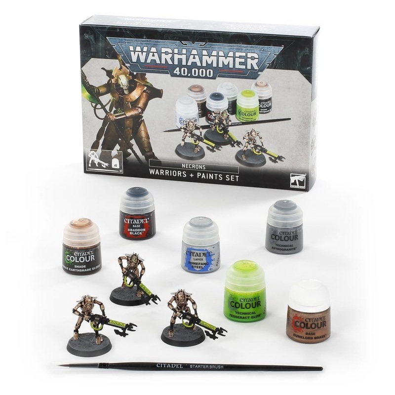 Warhammer 40K Necrons: Warriors + Paints