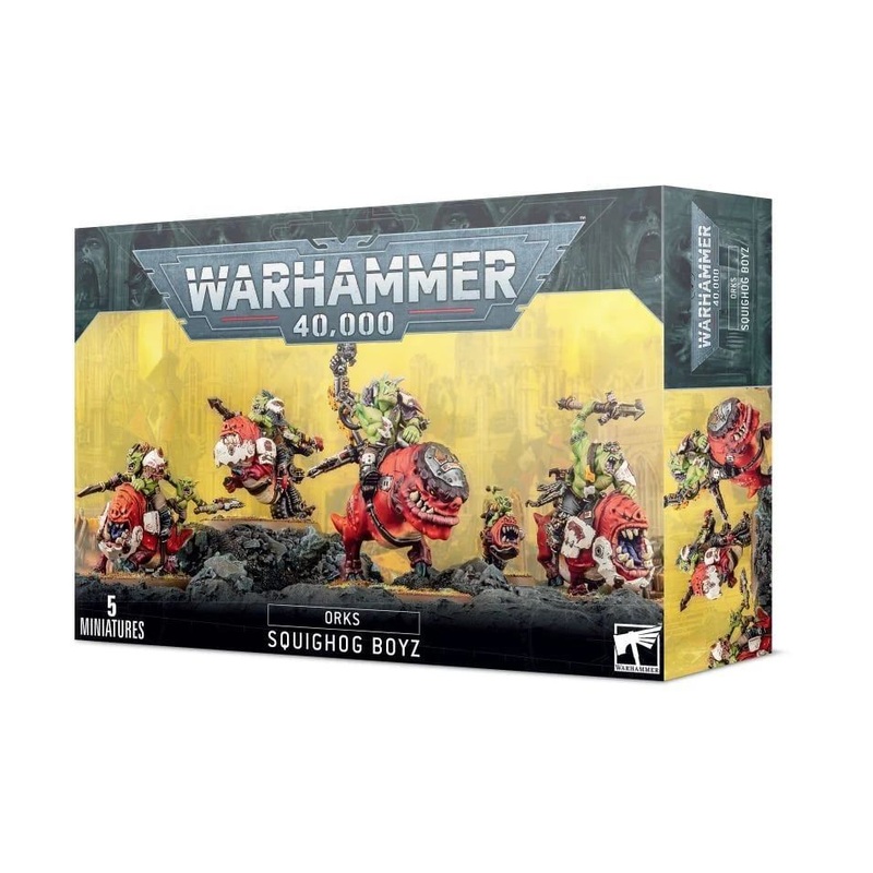 Warhammer 40K Orks: Squighog Boyz