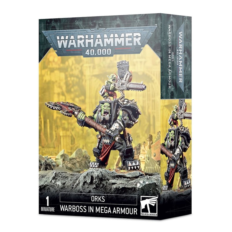 Warhammer 40K Orks: Warboss in Mega Armour