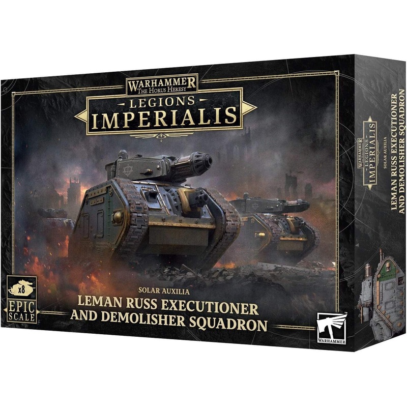 Warhammer: The Horus Heresy - Legions Imperialis:  Solar Auxilia - Leman Russ Executioner and Demolisher Squadron