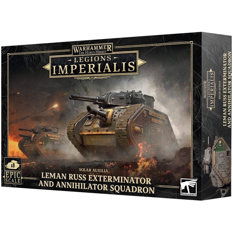 Warhammer: The Horus Heresy - Legions Imperialis:  Solar Auxilia - Leman Russ Exterminator and Annihilator Squadron