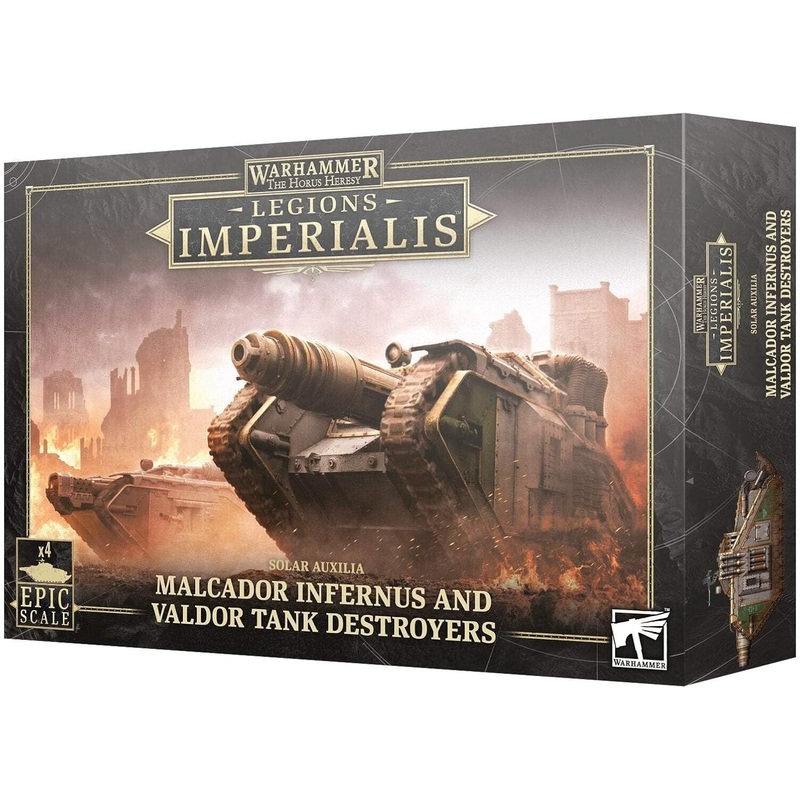 Warhammer: The Horus Heresy - Legions Imperialis:  Solar Auxilia - Malcador Infernus and Valdor Tank Destroyers