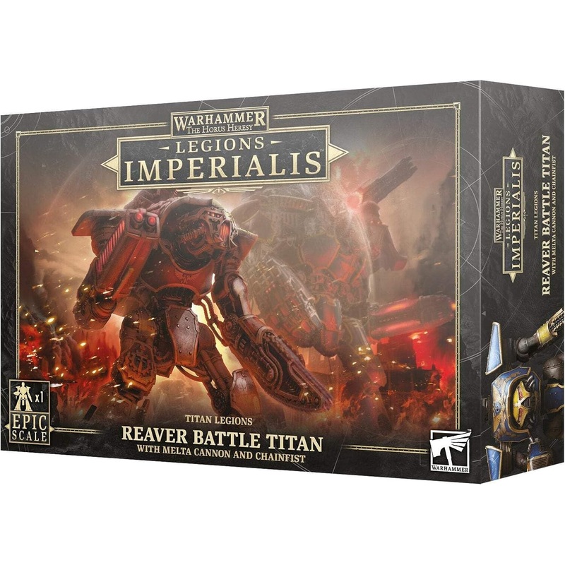 Warhammer: The Horus Heresy - Legions Imperialis:  Titan Legions - Reaver Battle Titan w/ Melta Cannon and Chainfist