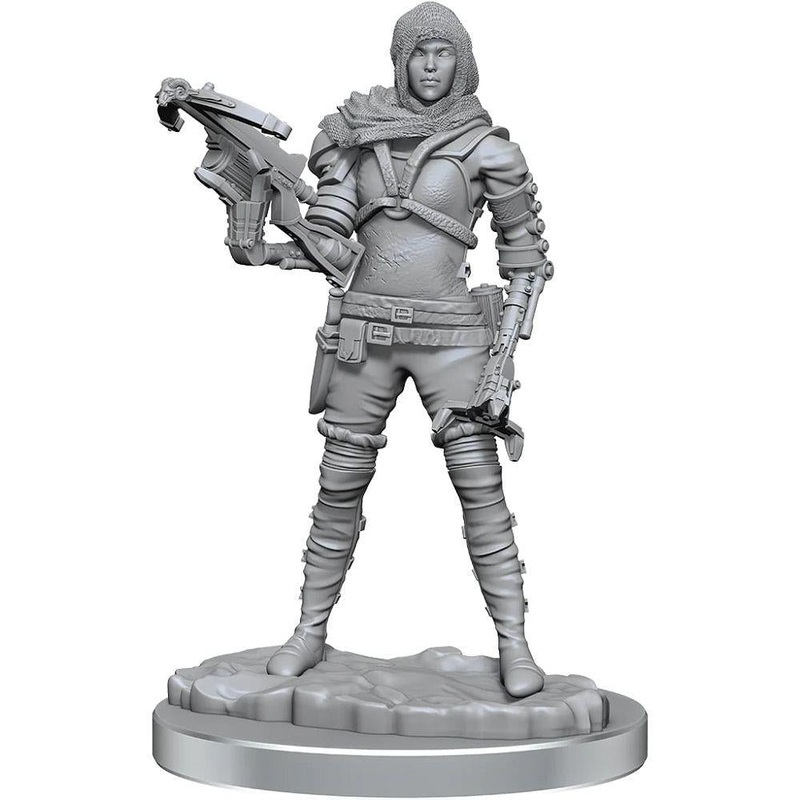 WizKids Deep Cuts Unpainted Miniatures: Human Rogue - Female
