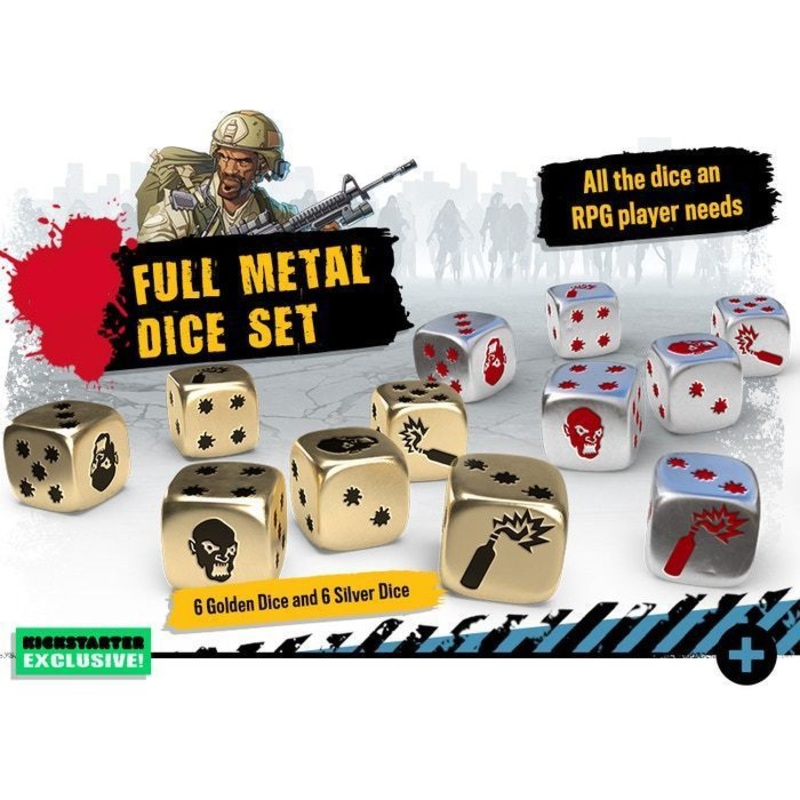 Zombicide 2e Full Metal Dice